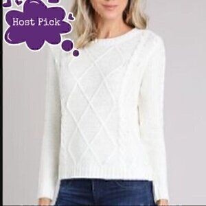 Anne Taylor Loft women’s size small off white sweater